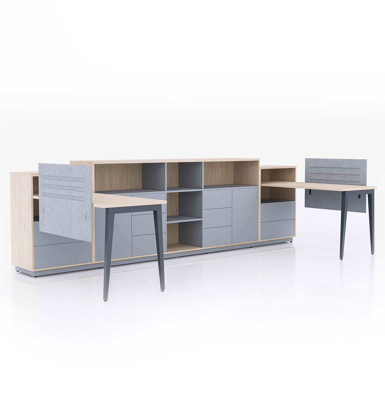 Small Modular Computer Desks for Office and Home